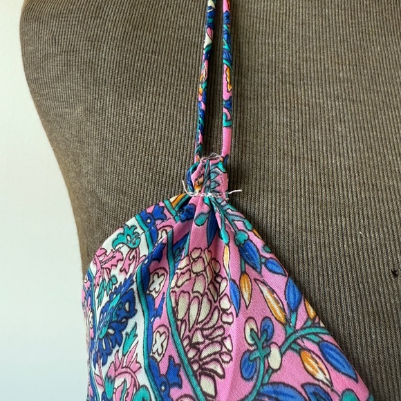 Vintage 90s Dreamy halter maxi dress in vibrant paisley (pink, lilac & teal) ✨ - Picture 6 of 10